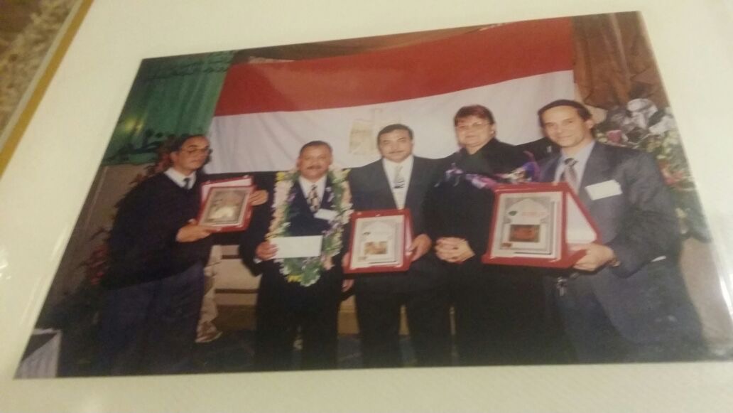 Eng. Magdy Zahran honoured at the national innovation awards ceremony, 2002